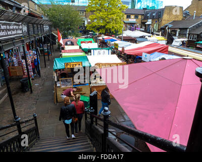 Il mercato di Camden a Londra Inghilterra Foto Stock