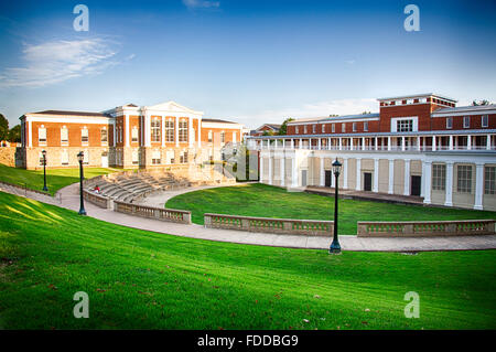 L'anfiteatro sul campus della University of Virginia. Foto Stock