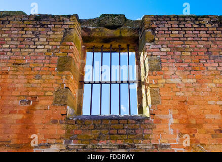 Rovine del carcere principale edificio a Port Arthur colonia penale in Tasmania Foto Stock