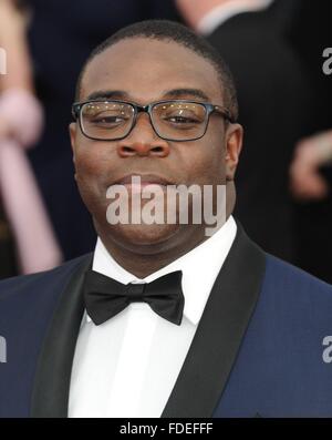 Los Angeles, CA, Stati Uniti d'America. 30 gen, 2016. Sam Richardson presso gli arrivi per la XXII edizione Screen Actors Guild Awards (SAG) - Arrivi 1, Shrine Auditorium, Los Angeles, CA il 30 gennaio 2016. Credito: Dee Cercone/Everett raccolta/Alamy Live News Foto Stock