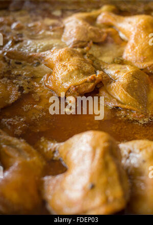 Piatto di pollo al curry Foto Stock