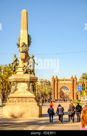 Parc de la Ciutadella Foto Stock