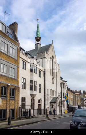 Ulrika Eleonora Chiesa, la Chiesa svedese a Londra, Regno Unito Foto Stock