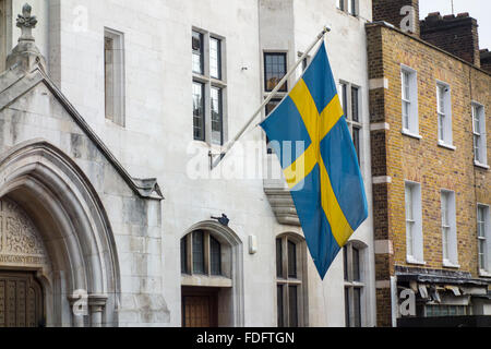 Ulrika Eleonora Chiesa, la Chiesa svedese a Londra, Regno Unito Foto Stock