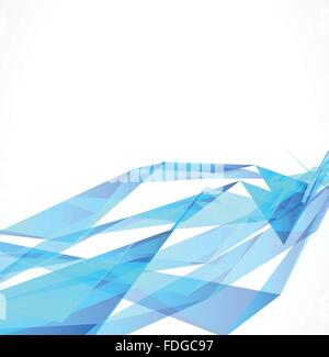 Blu sfondo poligonale Illustrazione Vettoriale