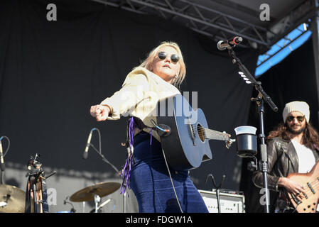 Philadelphia, Pennsylvania, USA. 31 gennaio, 2016. Cantante, compositore, e attrice, ELLE RE, eseguendo a radio 104,5 Winter Jam @ XFinity Live in Philadelphia PA Credito: Ricky Fitchett/ZUMA filo/Alamy Live News Foto Stock