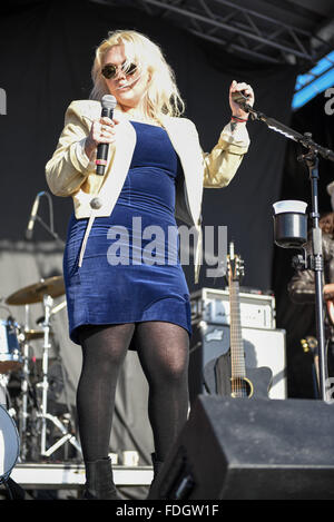 Philadelphia, Pennsylvania, USA. 31 gennaio, 2016. Cantante, compositore, e attrice, ELLE RE, eseguendo a radio 104,5 Winter Jam @ XFinity Live in Philadelphia PA Credito: Ricky Fitchett/ZUMA filo/Alamy Live News Foto Stock