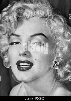 Ritratto di Marilyn Monroe. Scatto pubblicitario. Foto Stock