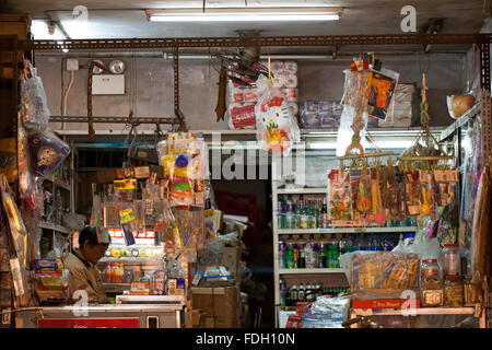 Stallo tradizionale di Hong Kong Foto Stock