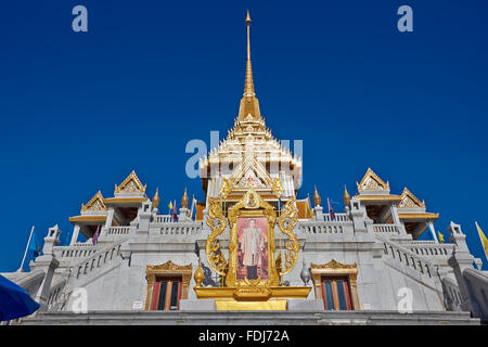 Wat Traimit Temple, Bangkok, Thailandia. Foto Stock