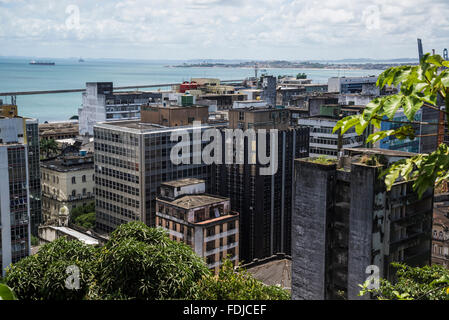 Centro commerciale, città bassa di Salvador de Bahia, Brasile, Foto Stock