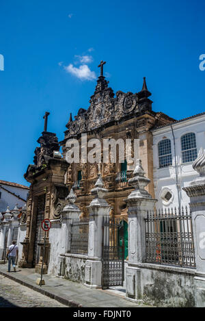 La Chiesa cattolica della Ordem Terceira de São Francisco, Salvador, Bahia, Brasile Foto Stock