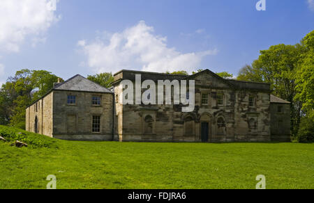 Il maneggio a Gibside, Newcastle upon Tyne. George Bowes eredita le proprietà nel 1722 e paesaggistici terreni intorno Gibside Hall. Foto Stock