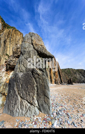 Marloes Sands, Pembrokeshire, Wales, Regno Unito Foto Stock