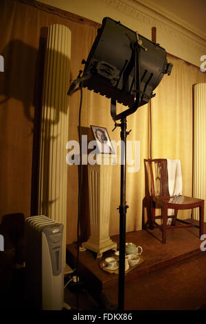 Luce fotografici e puntelli in studio a Hardmans' House, 59 Rodney Street, Liverpool. Foto Stock