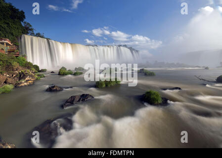Cascate di Iguaçu Foto Stock