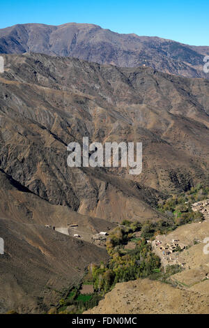 Tizi-n-Tichka, Alto Atlante, Guelmim-Es Semara, Marocco Foto Stock