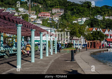 Il Carenage St. Georges Grenada West Indies Foto Stock