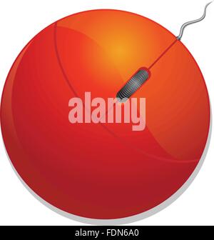 Red mouse del computer illustrazione vettoriale Illustrazione Vettoriale