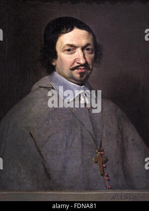 Portrait de Victor Le Bouthillier (1596-1670) 1650 Philippe de Champaigne 1602 - 1674), pittore barocco francese Francia Foto Stock