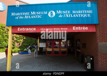 Museo Marittimo dell'Atlantico in Halifax, Canada. Il museo racconta la storia della navigazione del Canada orientale costiera. Foto Stock