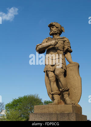 Statua,Ares, dio della guerra Foto Stock