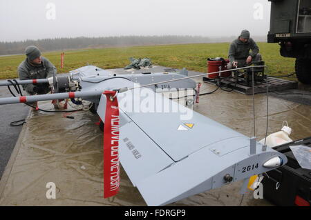 I militari USA veicoli aerei senza equipaggio - UAV - o come più comunemente noto - fuchi. Foto Stock