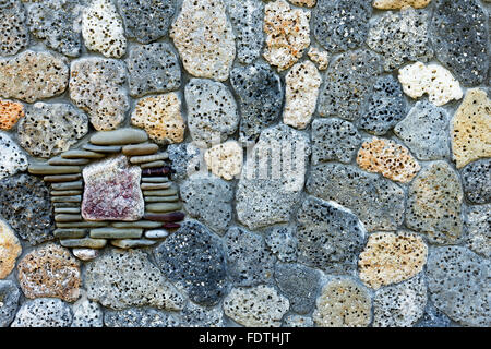 Abstract parete decorativa della pietra naturale per qualsiasi del vostro progetto. Grande sfondo o texture. Foto Stock