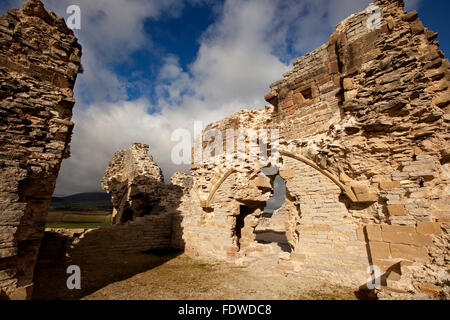 Il castello di Tiebas. La Navarra. Spagna Foto Stock