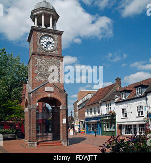 Chesham, Clock Tower, Buckinghamshire, Foto Stock