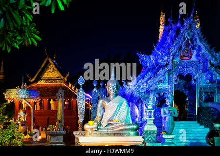 Wat Srisuphan, Chiang Mai, Thailandia Foto Stock