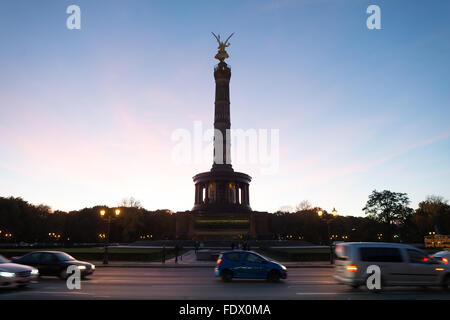Berlino, Germania, il Victoria presso la Colonna della Vittoria al grande star Foto Stock