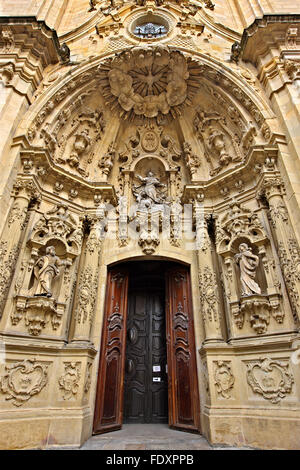 La Basilica di Santa Maria del Coro, in Parte Vieja (parte Vecchia), San Sebastian (Donostia), Paesi Baschi, Spagna. Foto Stock