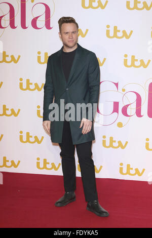 Londra, UK, 19 Nov 2015: Olly Murs assiste il Gala di ITV al London Palladium di Londra Foto Stock