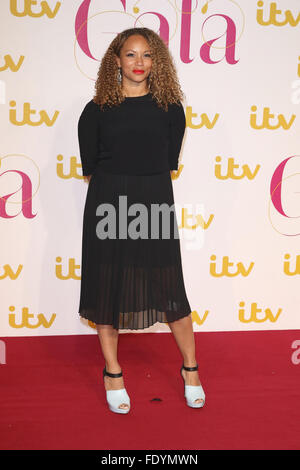 Londra, UK, 19 Nov 2015: Angela Griffin assiste il Gala di ITV al London Palladium di Londra Foto Stock