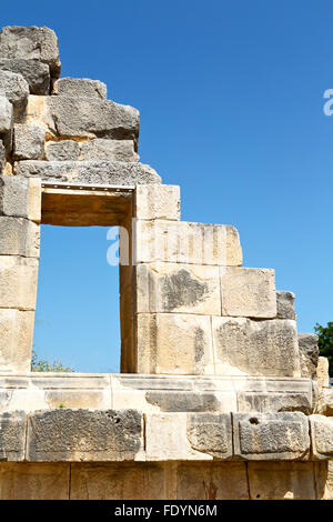 Di myra in turchia europa vecchia necropoli romana e tomba indigeni stone Foto Stock