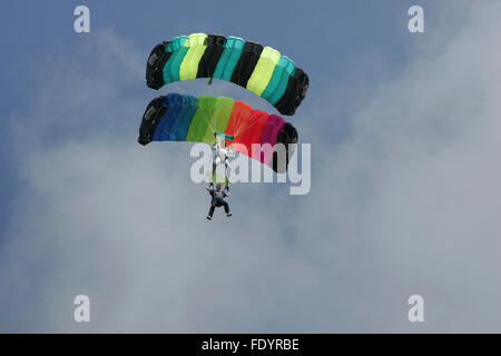 Cuxhaven, Germania, Parachutist Foto Stock