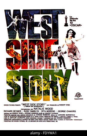 West Side Story - spagnola poster del filmato Foto Stock