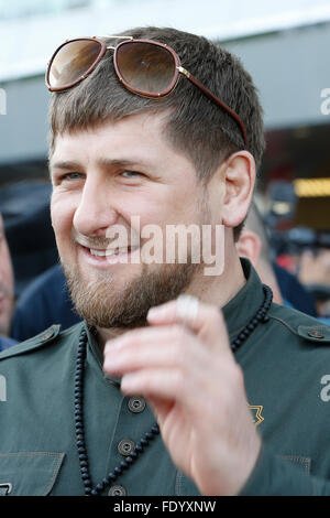 Dubai, Emirati arabi uniti, Ramzan Kadyrov, Presidente della Repubblica cecena Foto Stock