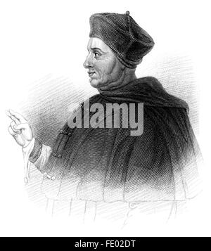 Thomas Wolsey o Woolsey, c. 1473-1530, un inglese un personaggio politico e il cardinale della Chiesa Cattolica Romana Foto Stock