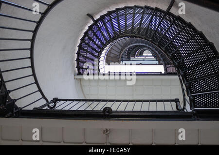 Scale a spirale del Sant Agostino (FL) faro Foto Stock