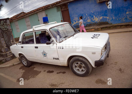 Vecchia lada automobile in vinales,cuba Foto Stock
