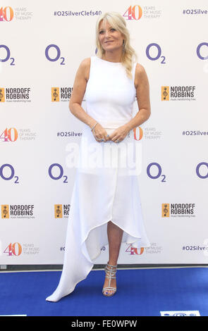 Jul 03, 2015 - Londra, Inghilterra, Regno Unito - Gaby Roslin frequentando Nordoff Robbins O2 Silver Clef Awards 2015, Grosvenor House Hotel Foto Stock