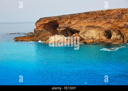 Ajuy spiaggia a Fuerteventura Isole Canarie Spagna Foto Stock
