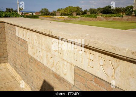 Commonwealth War Cemetery, Anzio, Italia. Foto Stock