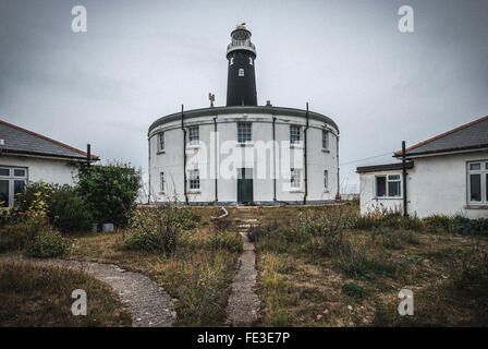 Dungeness Vecchia casa di Luce Foto Stock