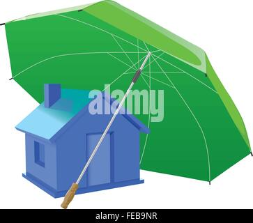 Concetto di assicurazione Illustrazione Vettoriale