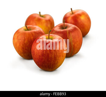 Organici di Falstaff apple isolato su bianco Foto Stock