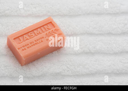La Maison du Il Savon Jasmin francese sapone profumato Foto Stock