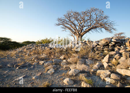 Civiltà antiche rovine sulla Kubu Island Foto Stock